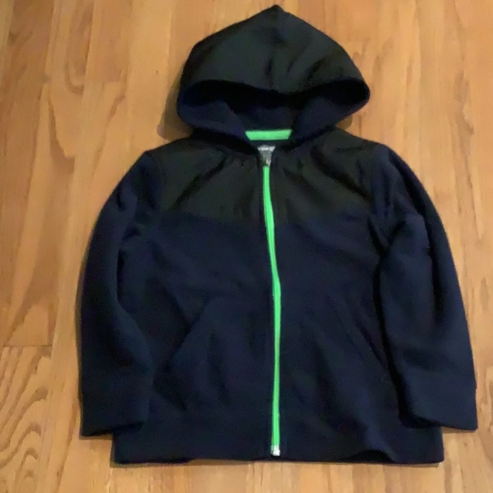 Old Navy: SWEATSHIRT Hoodie Size XS(5) Navy/Black/Electric Green